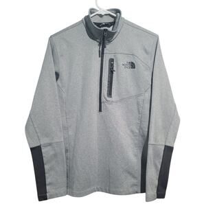 The North Face Canyonlands 1/2 Zip Fleece Pullover Gray Size S